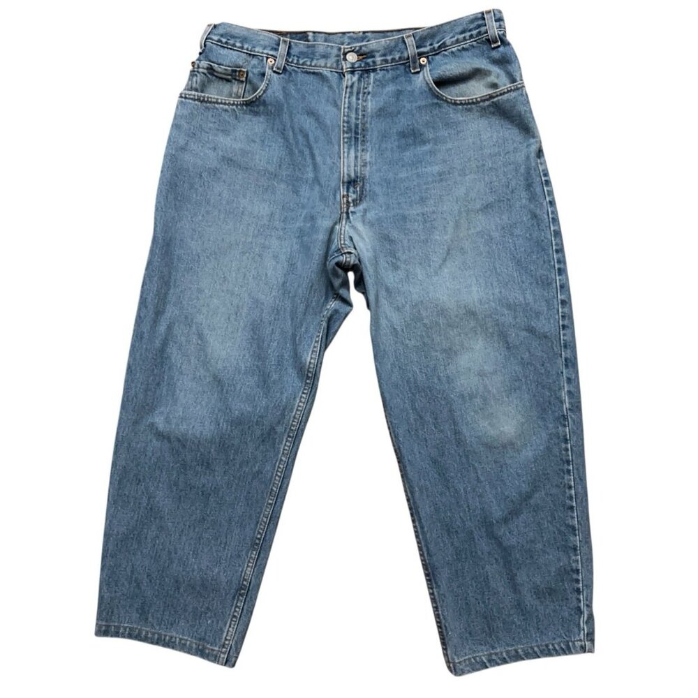 Levi's Denim Jeans Mens 38x30 (Hemmed 38x25) 560 Loose Fit Tapered Leg VTG Y2K